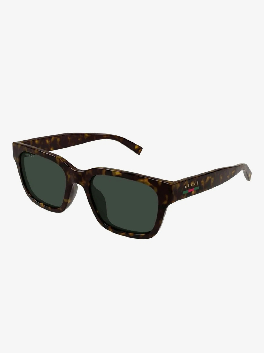 NWT Gucci GG1857SK-002 Brown Rectangle 55mm Sunglasses
